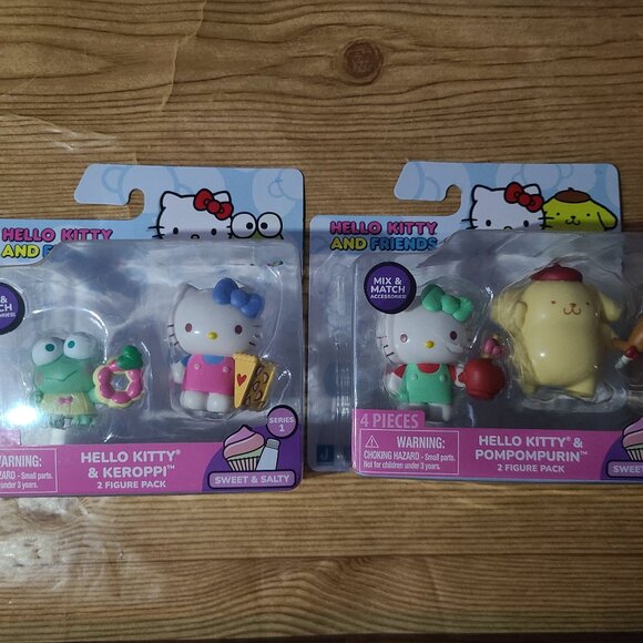 Hello Kitty and Friends Figures lot (X2) NEW - Picture 1 of 6